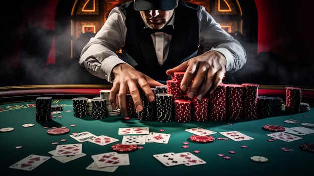 PMGC live-dealer studio with multi-camera setup and professional croupier